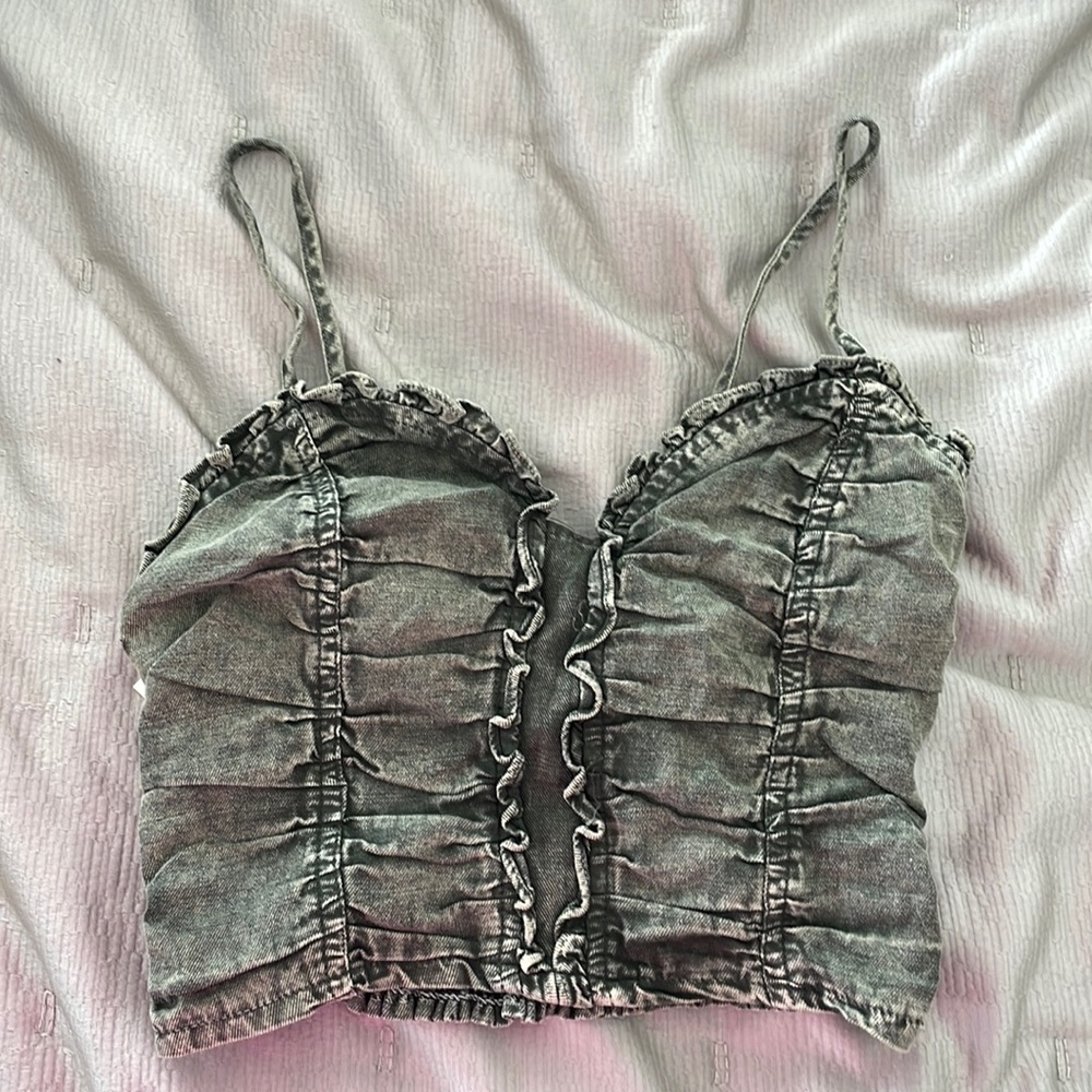 NWT‼️ Mustard Seed Crop Top 🤍